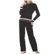 Пижама женская "Sophisticated Lady" Размер: 48, цвет: Nero (черный) 6216 всем гигиеническим стандартам Товар сертифицирован инфо 7734q.